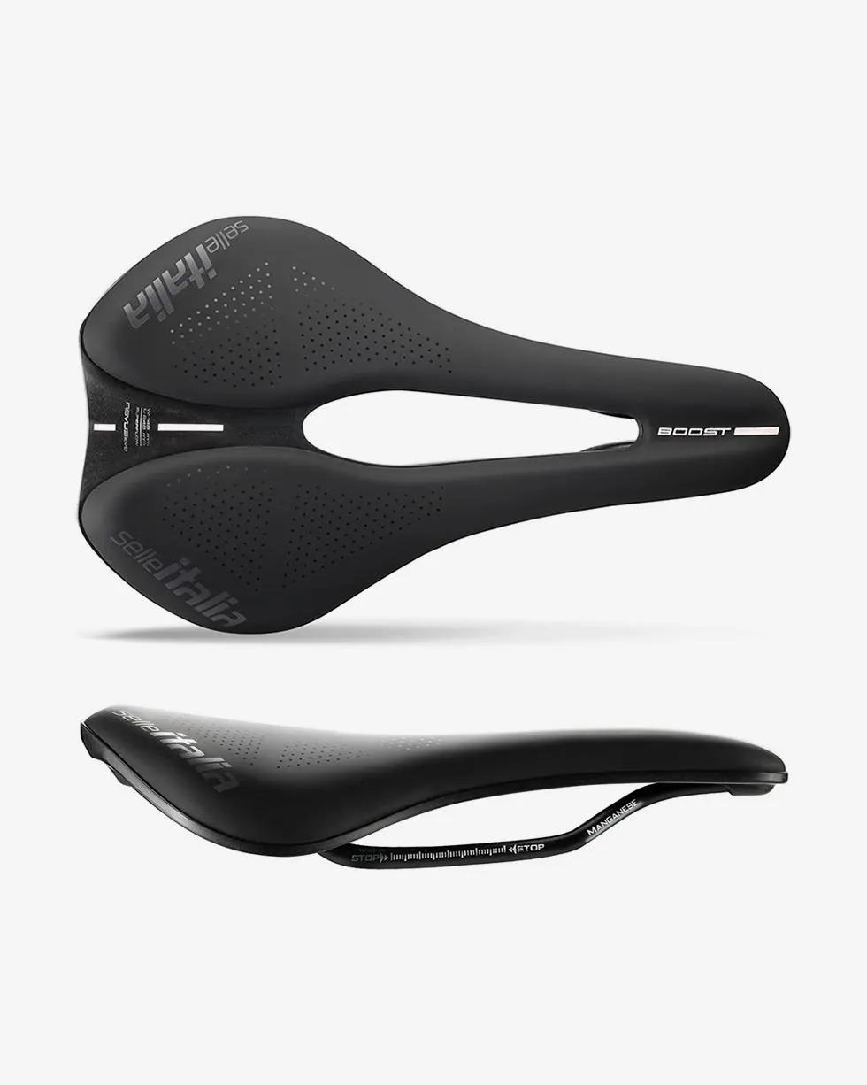 Selle Italia Novus Boost EVO TM Superflow — L3 · 145 mm · negro